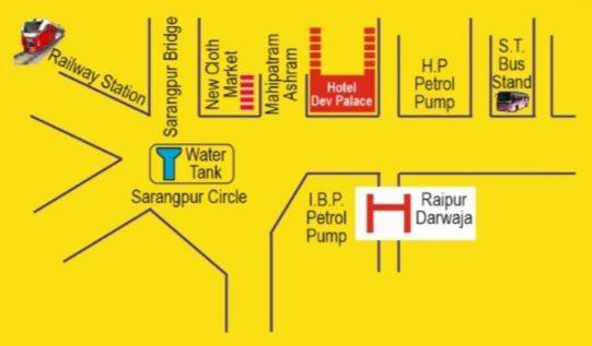 Hotel Dev Palace 阿穆达巴 外观 照片